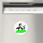 Penguin en Leprechaun Magneet (Insitu (Vaatwasser))