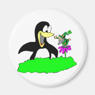 Penguin en Leprechaun Magneet