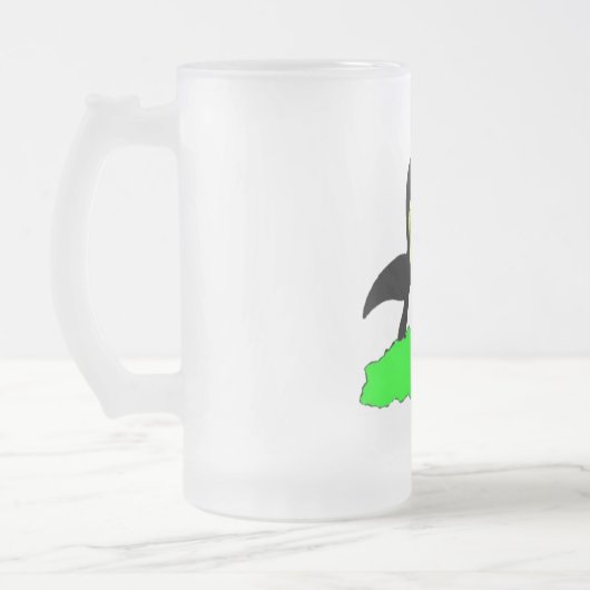 Penguin en Leprechaun Matglas Bierpul (Links)