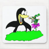 Penguin en Leprechaun Muismat (Voorkant)