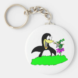 Penguin en Leprechaun Sleutelhanger