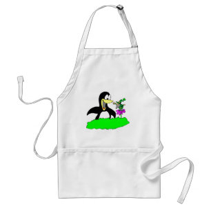 Penguin en Leprechaun Standaard Schort