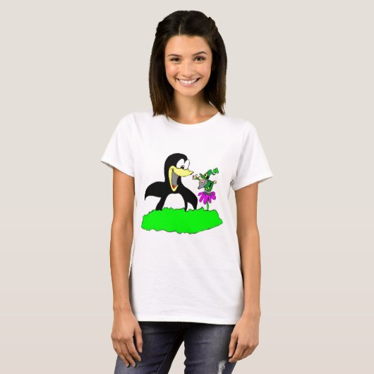 Penguin en Leprechaun T-shirt (Voorkant volledig)