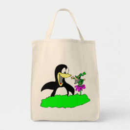 Penguin en Leprechaun Tote Bag