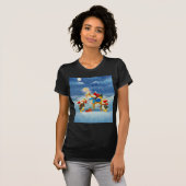 Penguin en rendier t-shirt (Voorkant volledig)