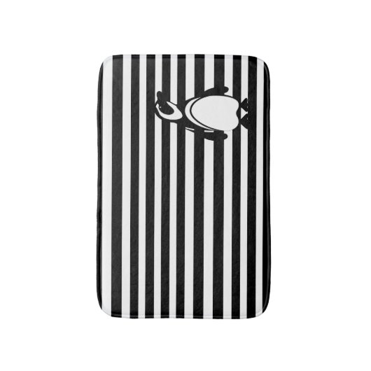Penguin en Stripes Badmat (Voorkant Verticaal)