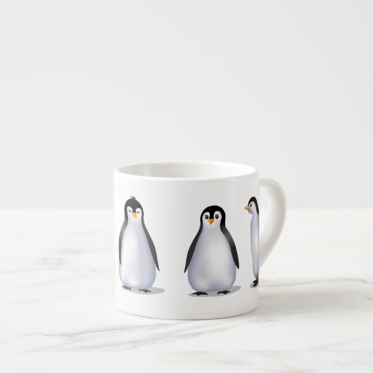 Penguin Espresso Kop (Voorkant rechts)