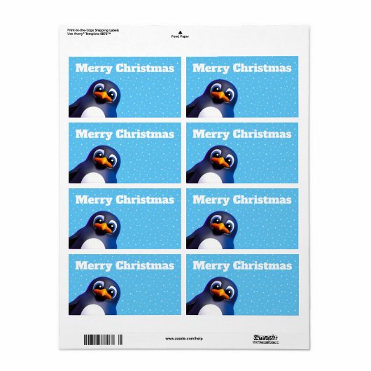 Penguin Etiket (Full Sheet)