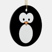 Penguin Eyes Keramisch Ornament (Rechts)