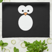 Penguin Eyes Theedoek (Gevouwen)