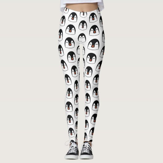 Penguin Face Leggings (Voorkant)