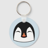 Penguin Face Sleutelhanger (Voorkant)