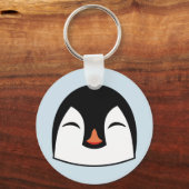 Penguin Face Sleutelhanger (Voorkant)