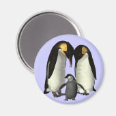 Penguin familie magneet (Voorkant / Achterkant)