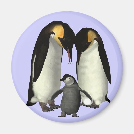 Penguin familie magneet (Voorkant)