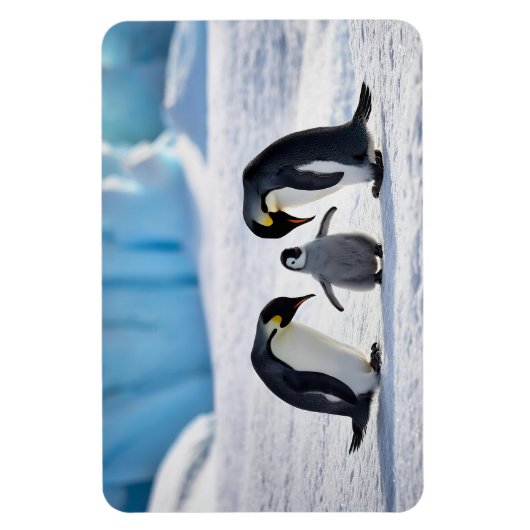 Penguin familie magneet (Verticaal)