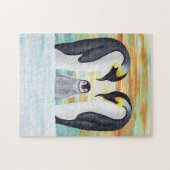 Penguin Familie met Baby Penguin Legpuzzel (Horizontaal)