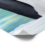 Penguin Familie met Baby Penguin Poster (Hoek)