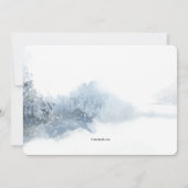 Penguin Family Baby shower Kaart (Achterkant)