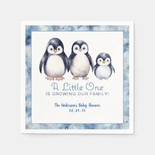 Penguin Family Baby shower Servet