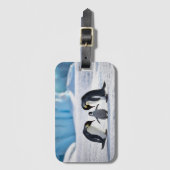 Penguin Family Bagagelabel (Voorkant (verticaal))