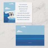 Penguin Family Book Request Kaart (Voorkant / Achterkant)