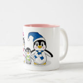 Penguin Family Coffee Mok (Voorkant rechts)