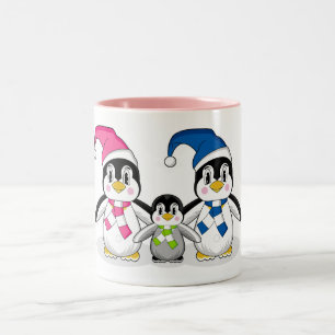 Penguin Family Coffee Mok