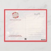 Penguin Family Decorating Christmas Tree Briefkaart (Achterkant)