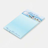Penguin Family en Igloo Post-it® Notes (Schuin)