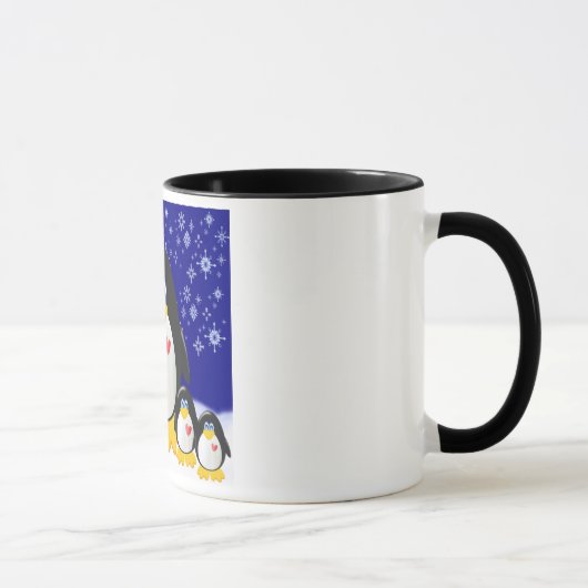 Penguin Family Gift Mok (Rechts)