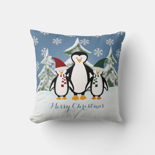 Penguin Family Merry Sierkussen met kerstmis (Voorkant)