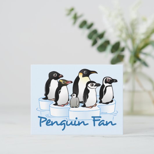 Penguin Fan Briefkaart (Staand voorkant)