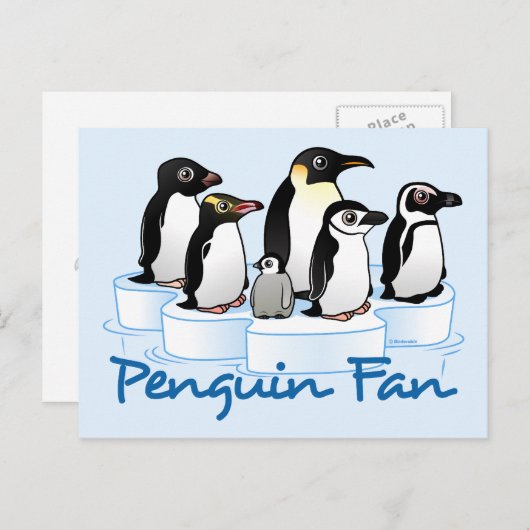 Penguin Fan Briefkaart (Voorkant / Achterkant)