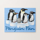 Penguin Fan Legpuzzel (Horizontaal)