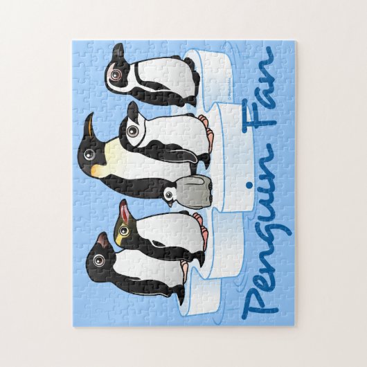 Penguin Fan Legpuzzel (Verticaal)