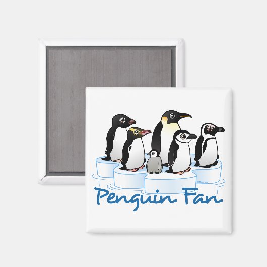 Penguin Fan Magneet (Voorkant / Achterkant)