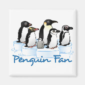Penguin Fan Magneet (Voorkant)