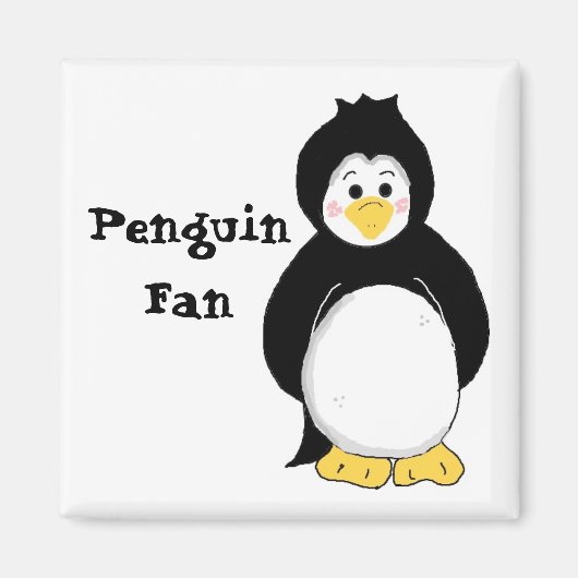 Penguin Fan Magneet (Voorkant)