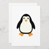Penguin Feestdagenkaart (Voorkant / Achterkant)