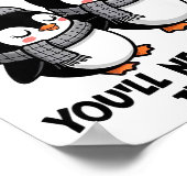 Penguin Find Friends Who Are As Crazy As You &amp; Poster (Hoek)