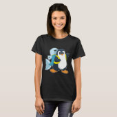 Penguin Fish Rugzak T-shirt (Voorkant volledig)