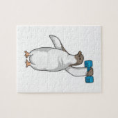 Penguin Fitness Dumbbell Legpuzzel (Horizontaal)