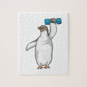 Penguin Fitness Dumbbell Legpuzzel