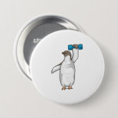 Penguin Fitness Dumbbell Ronde Button 7,6 Cm (Voorkant /achterkant)