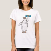 Penguin Fitness Dumbbell T-shirt (Voorkant)