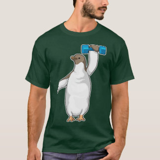 Penguin Fitness Dumbbell T-shirt