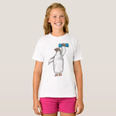 Penguin Fitness Dumbbell T-shirt (Voorkant volledig)