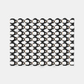 Penguin Fleece Blanket Deken (Voorkant (Horizontaal))