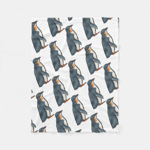 Penguin Fleece Deken